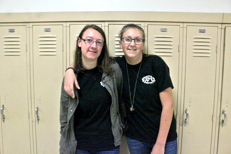 Kaitlyn and Leah Farber helped to prove whether or not older students do better in school. 