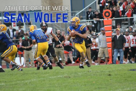 Shawn Wolfe had almost 200 yards of total offense against Tyrone.