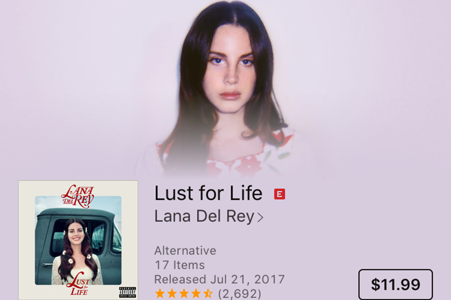 Lana Del Ray has released five albums.