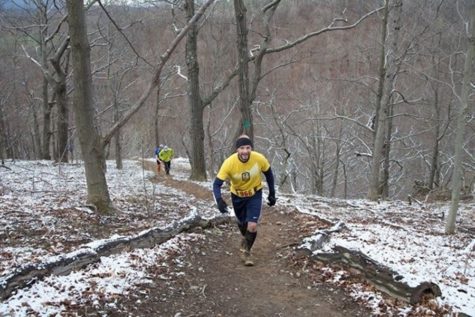 Mr. Sachse competes in one of the many trail runs he has completed since 2012.