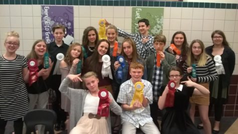 Junior high speech team members had another strong showing at Indiana.