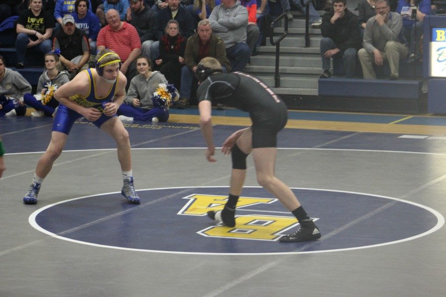 Junior Trentin Whaley continued to win against Everett, but hes frustrated with the Devils giving up forfeits each meet.