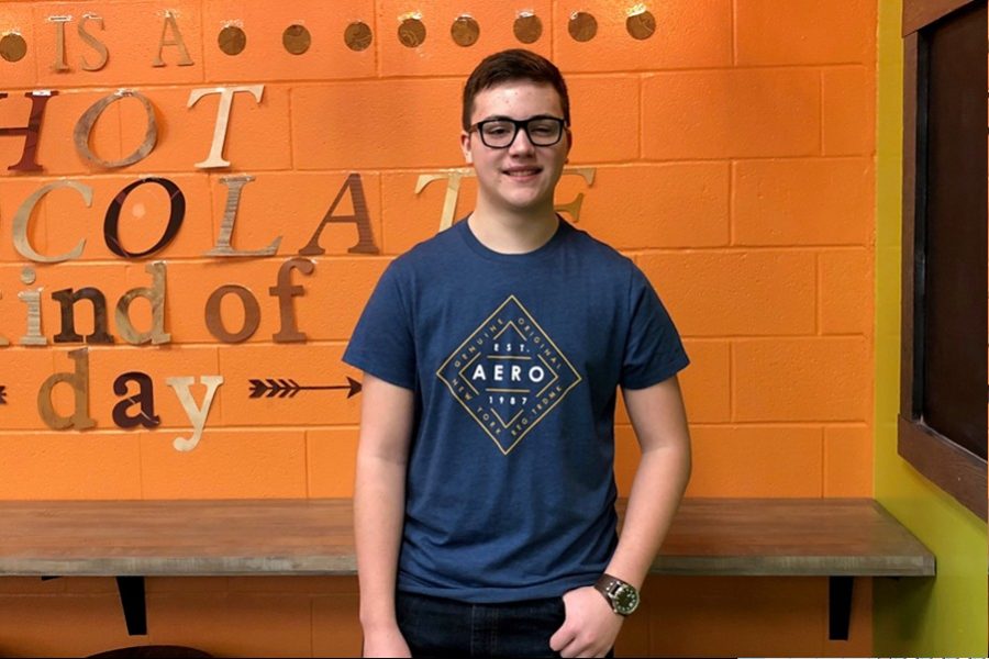 Alex Suiters is interested in a career involving graphic arts.