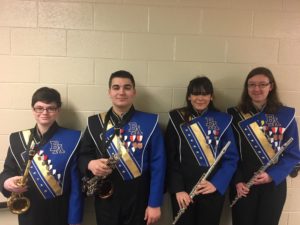 Alex Foose, Dominic Tornatore, Alanna Vaglica, and Kaitlyn Farber played last weekend at Region band.