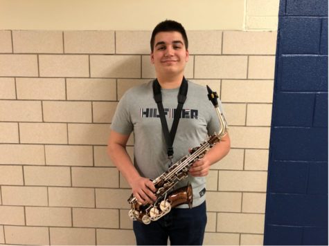 Dominic Tornatore is a very hardworking student and a phenomenal saxophone player. 
