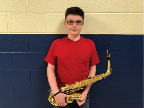 Alex Foose enjoys playing the saxophone for Bellwood-Antis High.