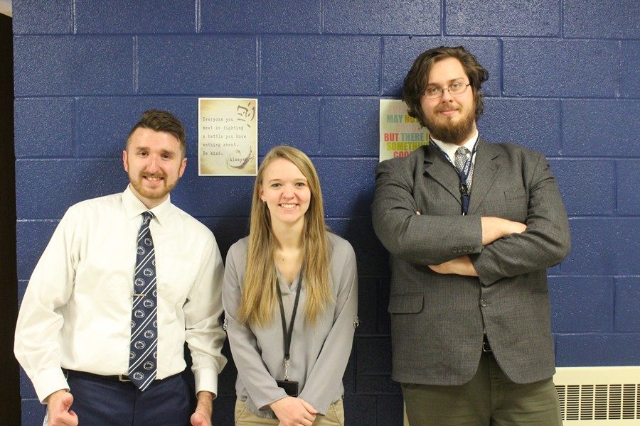 Mr. Cene, Ms. Martin, and Mr. Wible spent 6 weeks teaching at Bellwood-Antis.