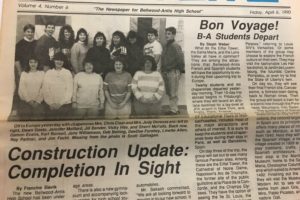 A European vacation was on the horizon for B-A language club members in the spring of 1990.