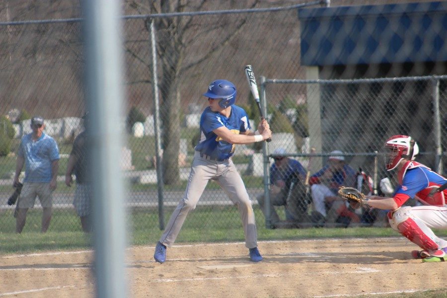 Ian McFarland was a lone offensive bright spot for B-A against Mount Union, driving in two runs.