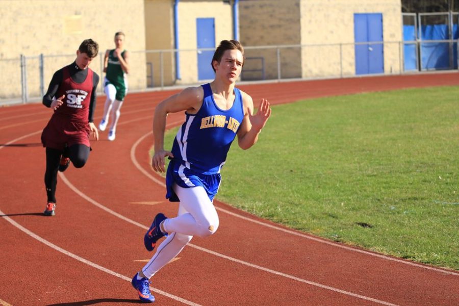 Tanner Worthing won two events in the boys dual meet with Northern Bedford and Mount Union.