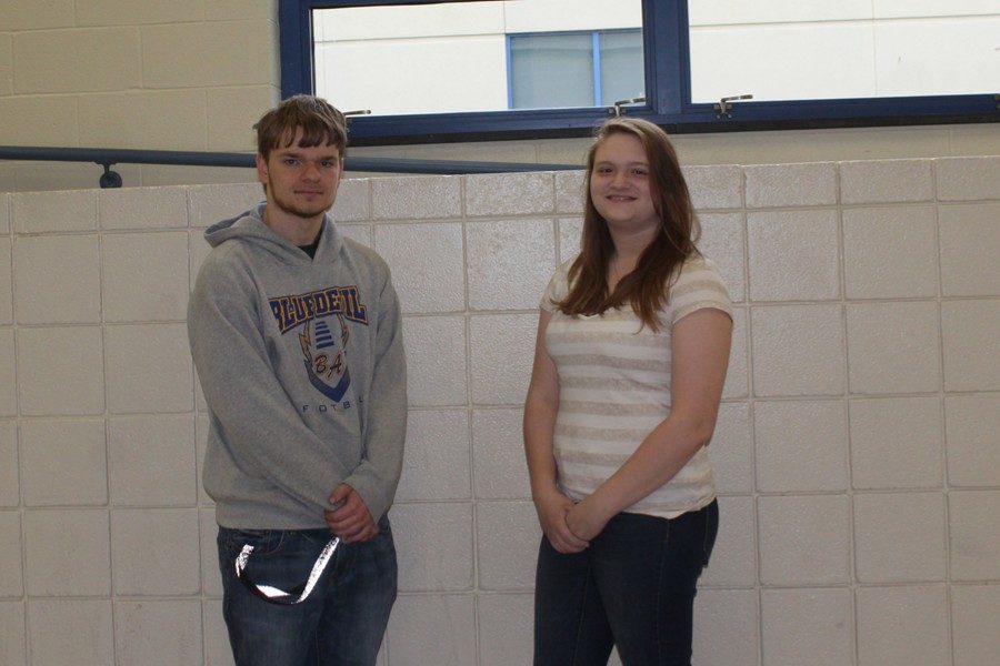 Dustin Miller and Danielle Coackley are two of B-As CTC students who were recognized for outstanding achievement at the Achievement Banquet.