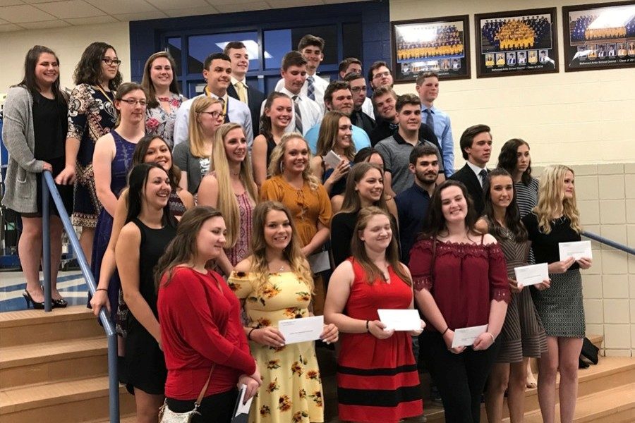 Thirty-five senior received more than $66,000 in scholarships at the annual Achievement Banquet.