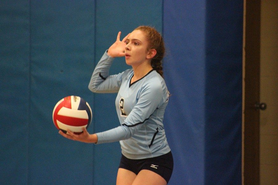 Sydney Lechner is one of several underclassmen back with starting experience for the volleyball team.