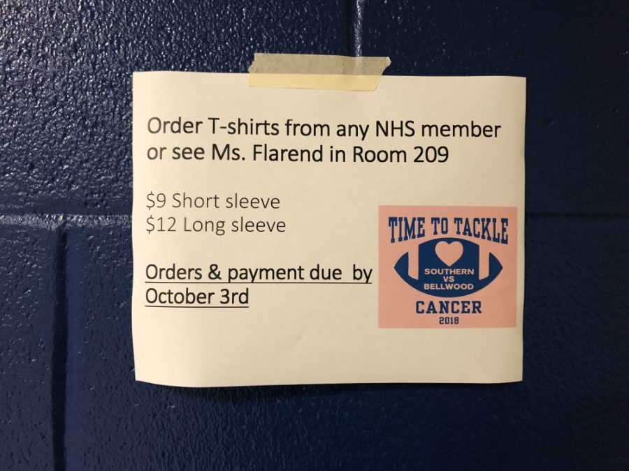 NHS selling t-shirts for Pink-Out game