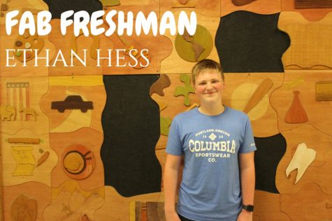 Freshman Ethan Hess is loving high school life.