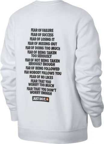 nike fear of failure sweatshirt