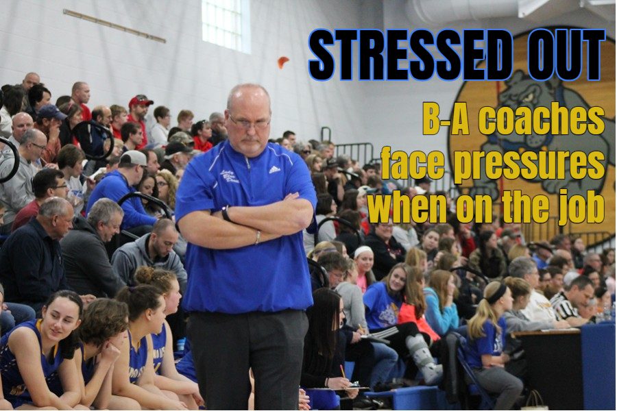 B-A girls basketball coach Jim Swaney said he enjoys some of the elements of the game that may cause other coaches stress.