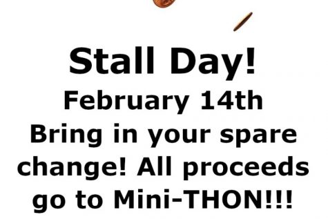 Bring in your change tomorrow for Stall Day.
