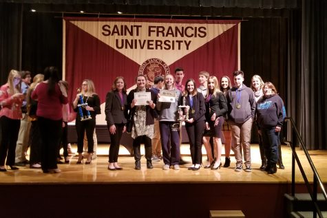 The speech team won the small team category at regionals on Wednesday.