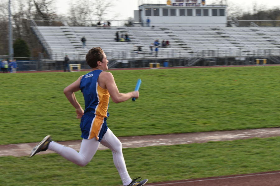Preston Wilson has been a solid contributor to the track team in his sophomore season.