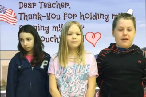 Students at Myers showed their teachers how much they appreciated them last week.