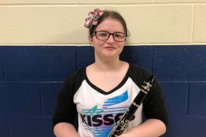Raela Zuiker is excelling on the clarinet in band.
