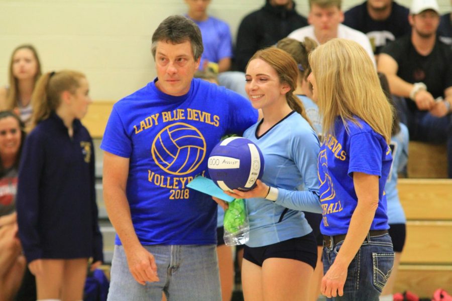 Sydney Lechner reached a career milestone against Glendale with 1,000th career assist.