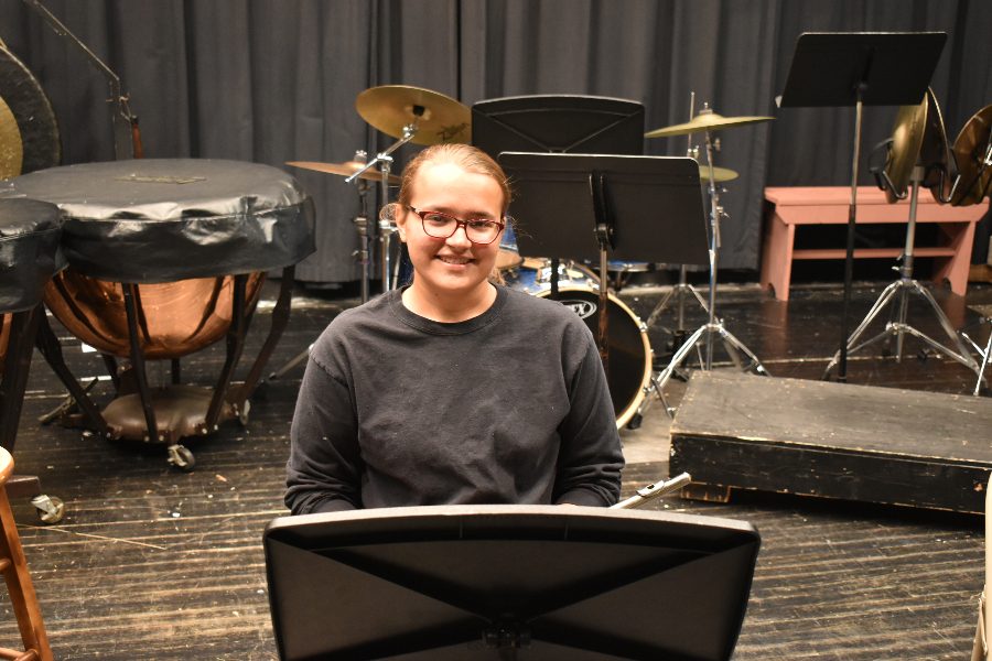 RDrum major Cynthia Baldwin is the first Artist of the Week for 2019-2020.
