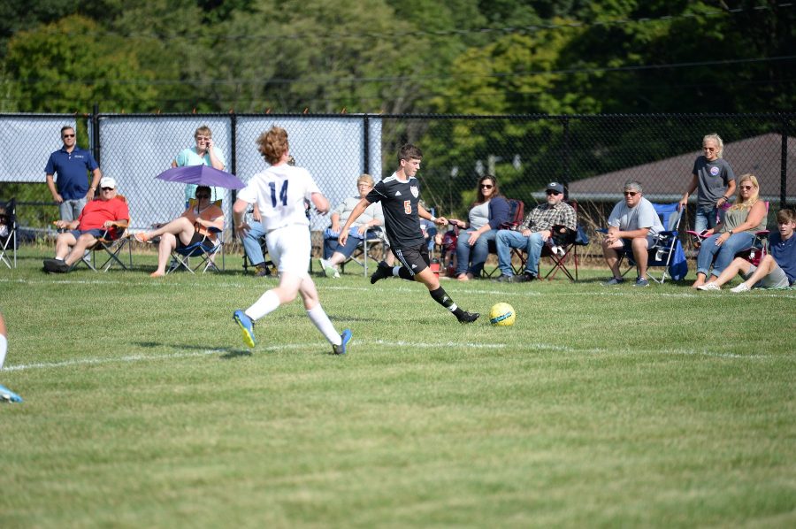 Reigning Mountain League MVP Corey Johnston  continued to score goals for the soccer team, netting one against Bellefonte. 