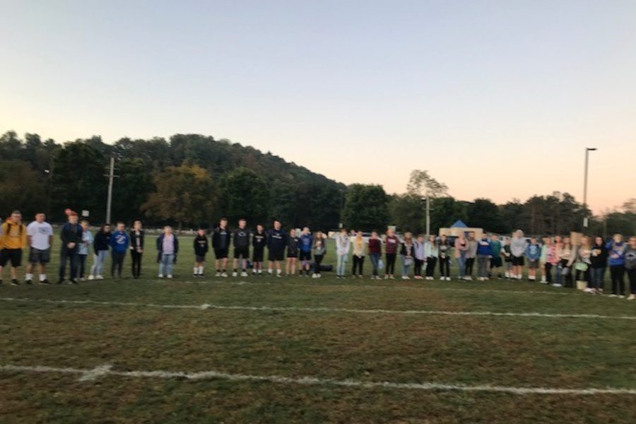 A record 111 people showed up Wednesday for See You at the Pole.