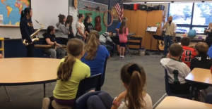 B-A band visits Myers to find musicians of the future