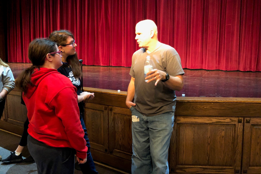 Keith Deltano, a nationally renowned speaker, visited Bellwood-Antis on Monday.