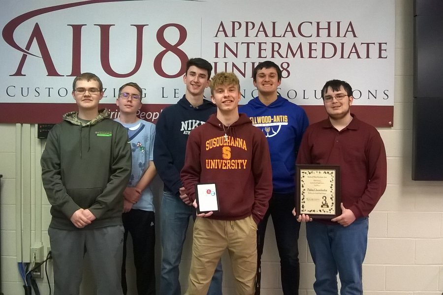 Scholastic Scrimmage team members Zac Amato, John Sloey, Caedon Poe, Kenny Robison, Jack Luensmann and Philip Chamberlain had an Honorable Mention finish at the IU last week.