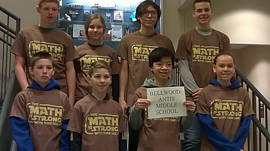 The+BAMS+Mathcounts+team+placed+third+at+a+recent+competition.