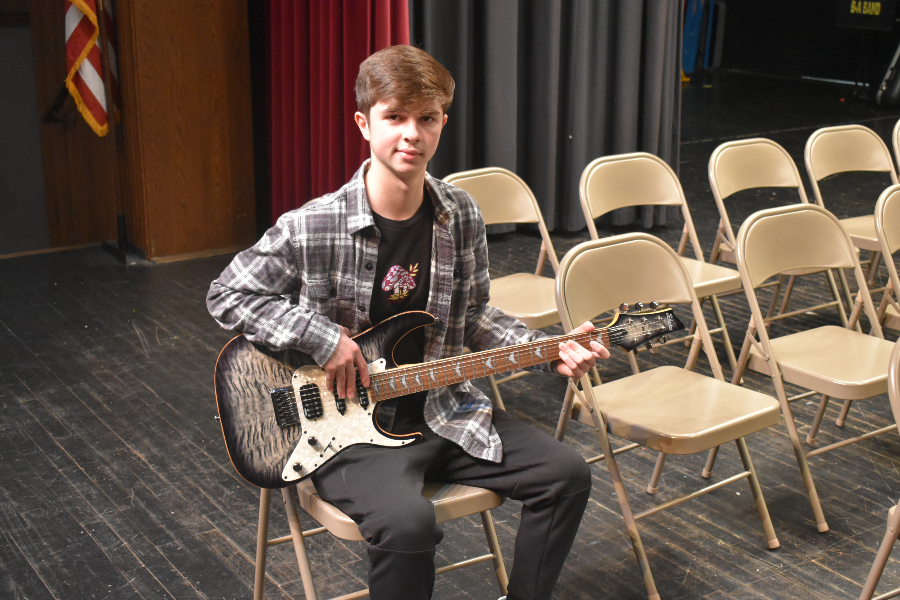 Cole+Cherry+is+earning+recognition+for+his+skills+on+the+guitar.