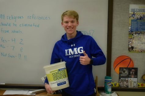Corbin Nale and the rest of the mini-THON committee are gearing up for another stall day.
