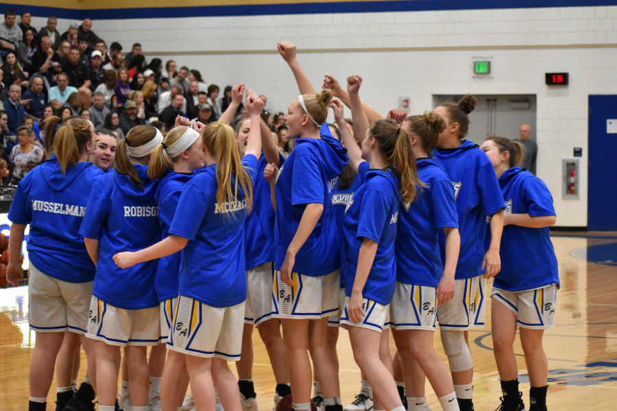 The Lady Blue Devils continued their drive for a third state title with a win over Laurel in the PIAA playoffs.