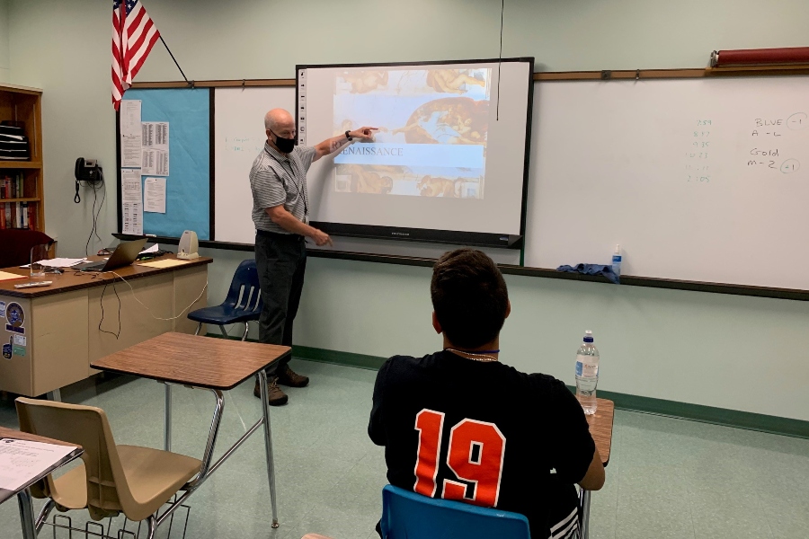 Mr. Roberts is in his first year teaching at B-A.