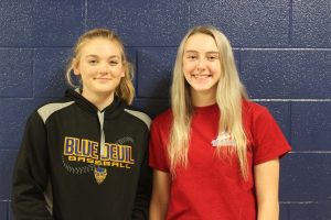 Sydney McFarland and Raven Criscitello are two new students who transferred to B-A this year.
