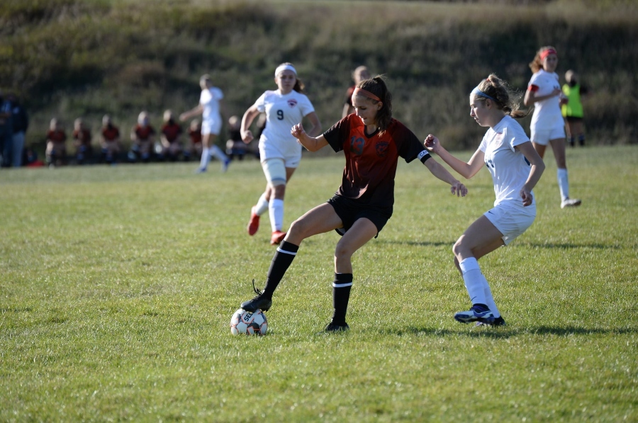Sophia Nelson and the girls soccer team took Penns Valley to the limit in a loss on Saturday.