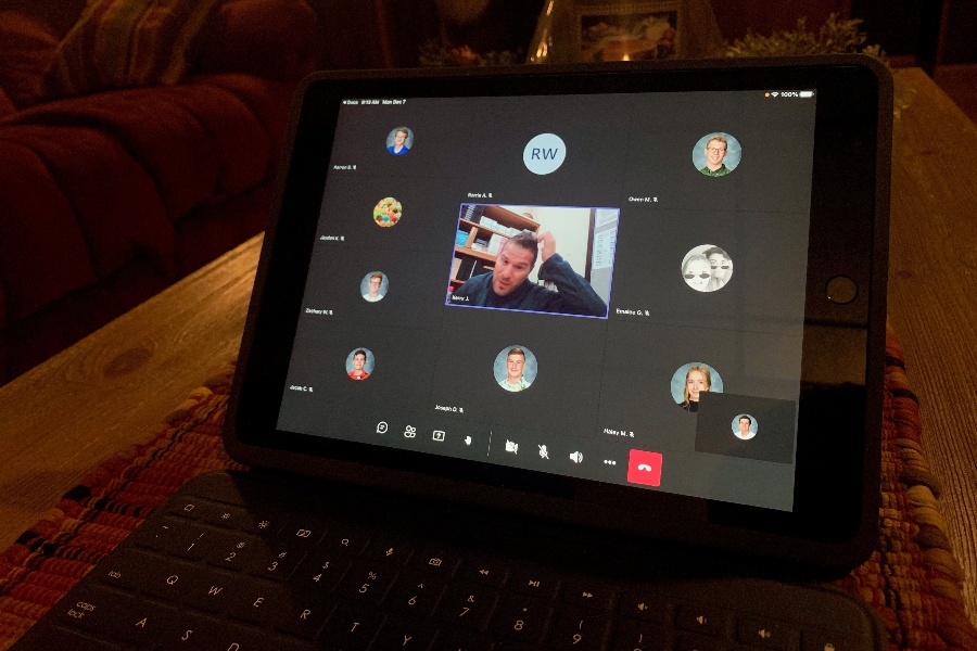 Meetings on Microsoft Teams have become the norm for B-A students since suspending in-person classes for the second time in 2020.