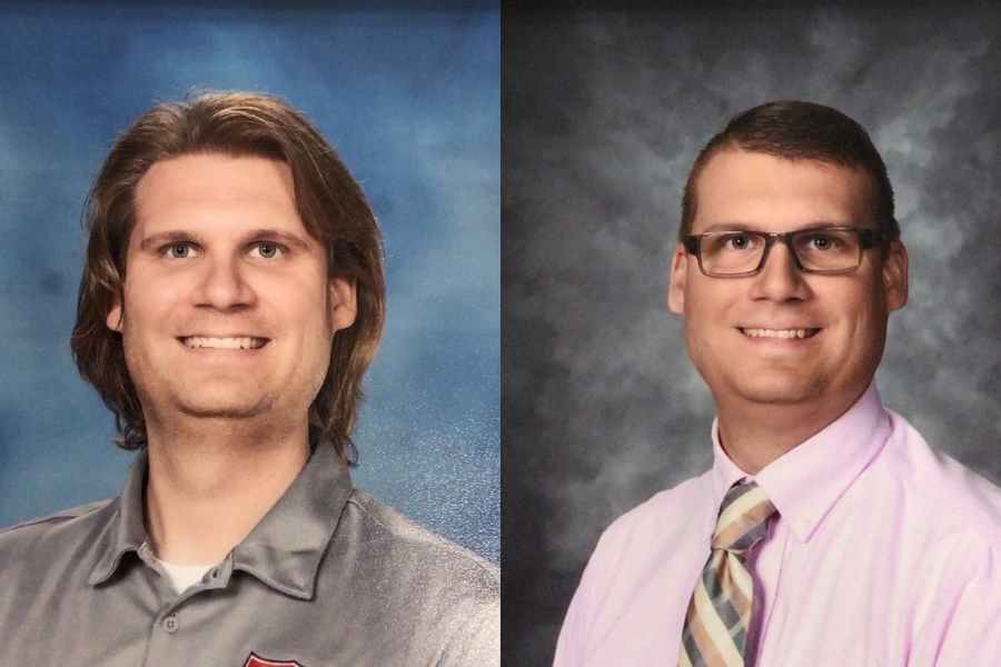 Mr. Elder's evolving hair styles set him apart from most B-A teachers.