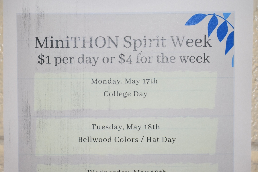 mini-THON is hosting a spirit week from May 17-21.
