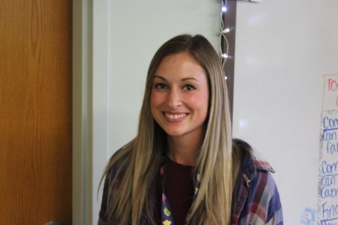 Mrs. Auberzinski is starting her first year as a full-time teacher at B-A. 
