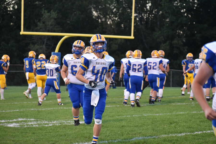 Sean Mallon and the Blue Devils host West Branch tonight on Homecoming.