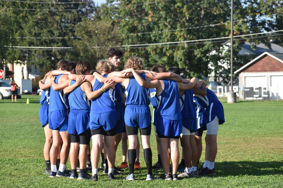 The boys cross country team was one of two championship teams to emerge from the fall sports season.