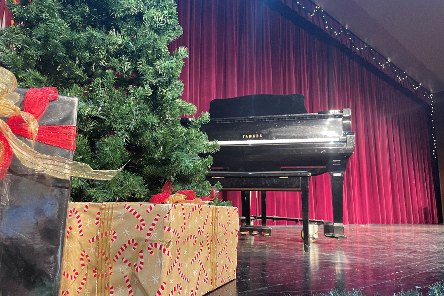 The middle and high school choirs will put on their Christmas shows this week.