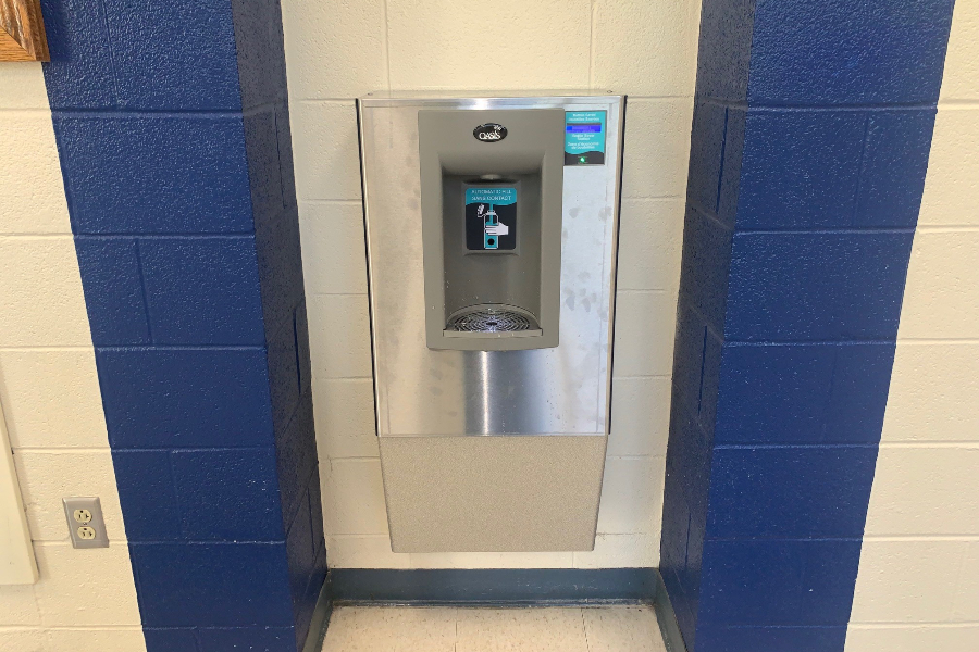 Bellwood-Antis has installed new touchless bottle fillers.