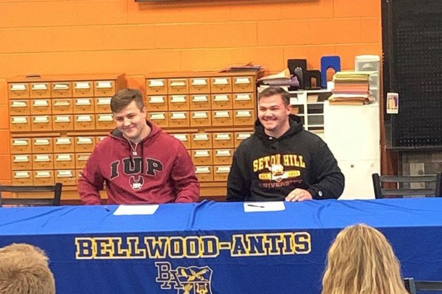 Cooper Guyer and Dominic Caracciolo will soon be opponents in the PSAC after signing letters of intent Friday.