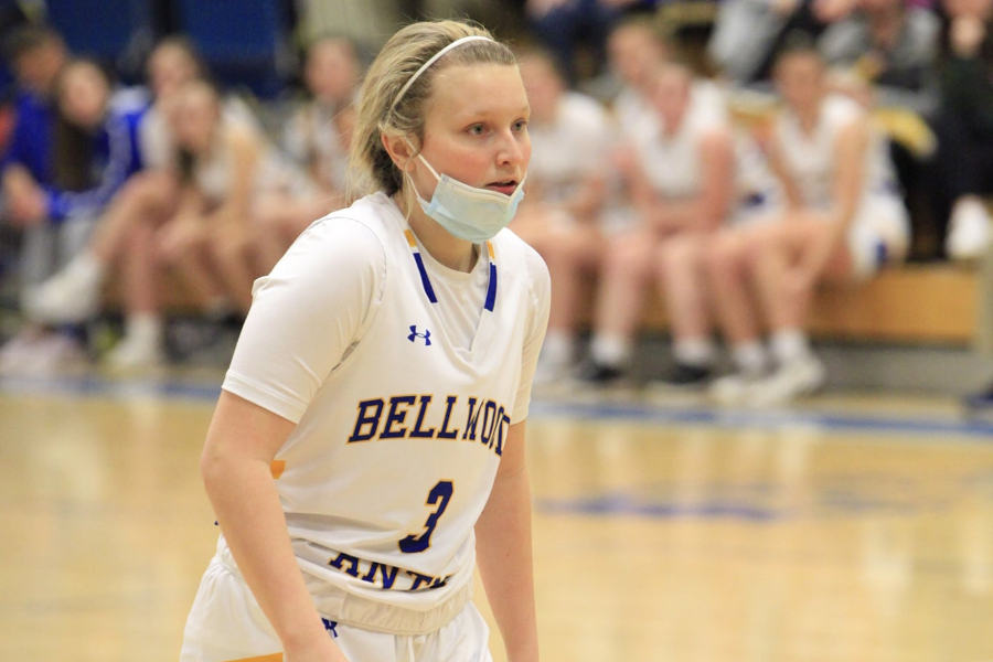 Freshman Leigha Clapper led B-A in the District semifinals with 17 against Bishop McCort.